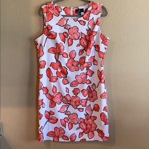 Ronni Nicole Pink Flower Sleeveless Dress 16